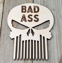 Load image into Gallery viewer, Bad Ass Skull Beard Comb