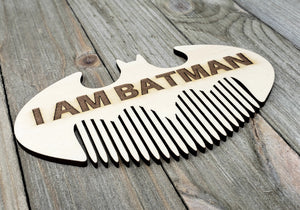 I Am Batman Beard Comb