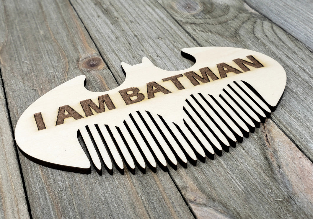 I Am Batman Beard Comb