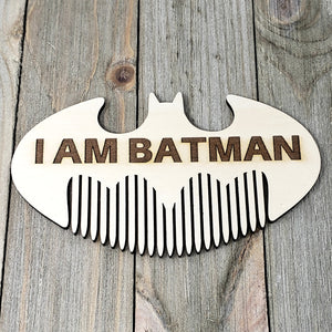 I Am Batman Beard Comb