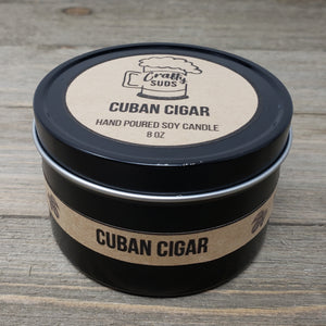 Cuban Cigar Hand Poured Soy Candle